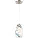 Turbulence Satin Nickel Mini Pendant - Mini-Pendants