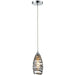 Twister Polished Chrome Mini Pendant - Mini-Pendants