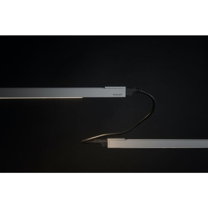 UCX Pro Undercabinet light for 27 cabinet (Silver) Single pack - Includes luminaire and adapter - Undercabinet Light