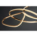 Unity Brushed Champagne LED Linear Pendant - Pendants