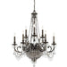 Vanderbilt 12 Light English Bronze Chandelier - Chandeliers
