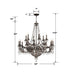 Vanderbilt 23 Light English Bronze Chandelier - Chandeliers