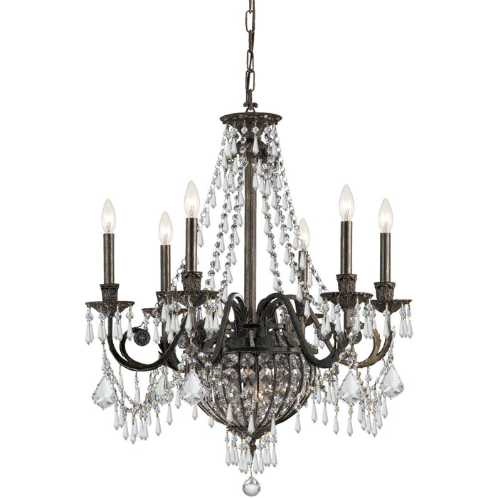 Vanderbilt 9 Light English Bronze Chandelier - Chandeliers