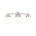 Vaughn Brushed Nickel 3 Light Vanity Light Z-Lite 735-3V-BN | theLightShop