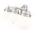 Vaughn Brushed Nickel 3 Light Vanity Light Z-Lite 735-3V-BN | theLightShop