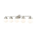 Vaughn Brushed Nickel 5 Light Vanity Light Z-Lite 735-5V-BN | theLightShop