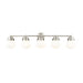 Vaughn Brushed Nickel 5 Light Vanity Light Z-Lite 735-5V-BN | theLightShop