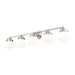 Vaughn Brushed Nickel 5 Light Vanity Light Z-Lite 735-5V-BN | theLightShop