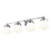 Vaughn Chrome 4 Light Vanity Light Z-Lite 735-4V-CH | theLightShop