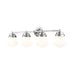 Vaughn Chrome 4 Light Vanity Light Z-Lite 735-4V-CH | theLightShop