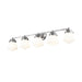 Vaughn Chrome 5 Light Vanity Light Z-Lite 735-5V-CH | theLightShop