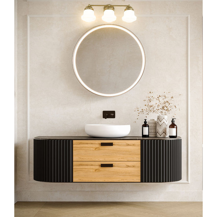 Vaughn Luxe Gold 3 Light Vanity Light Z-Lite 735-3V-LG | theLightShop
