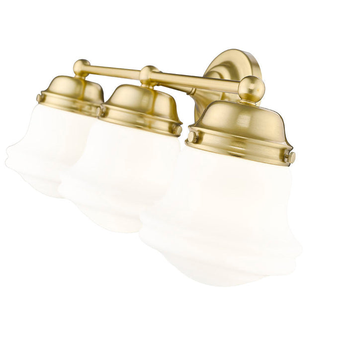 Vaughn Luxe Gold 3 Light Vanity Light Z-Lite 735-3V-LG | theLightShop