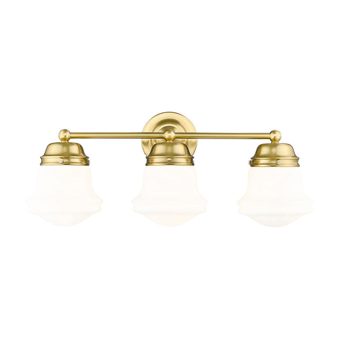 Vaughn Luxe Gold 3 Light Vanity Light Z-Lite 735-3V-LG | theLightShop