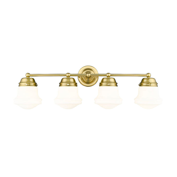 Vaughn Luxe Gold 4 Light Vanity Light Z-Lite 735-4V-LG | theLightShop