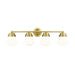 Vaughn Luxe Gold 4 Light Vanity Light Z-Lite 735-4V-LG | theLightShop