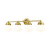 Vaughn Luxe Gold 4 Light Vanity Light Z-Lite 735-4V-LG | theLightShop