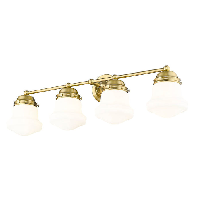 Vaughn Luxe Gold 4 Light Vanity Light Z-Lite 735-4V-LG | theLightShop