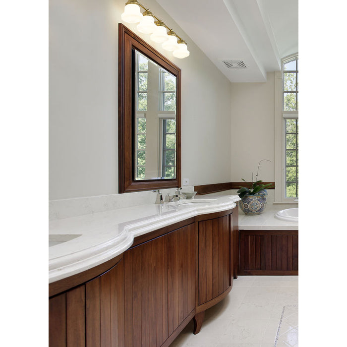Vaughn Luxe Gold 5 Light Vanity Light Z-Lite 735-5V-LG | theLightShop