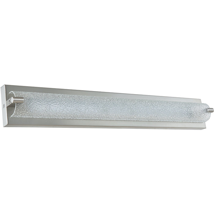 Veil Brushed Nickel 1 Light LED Vanity Bath - Vanity Bath