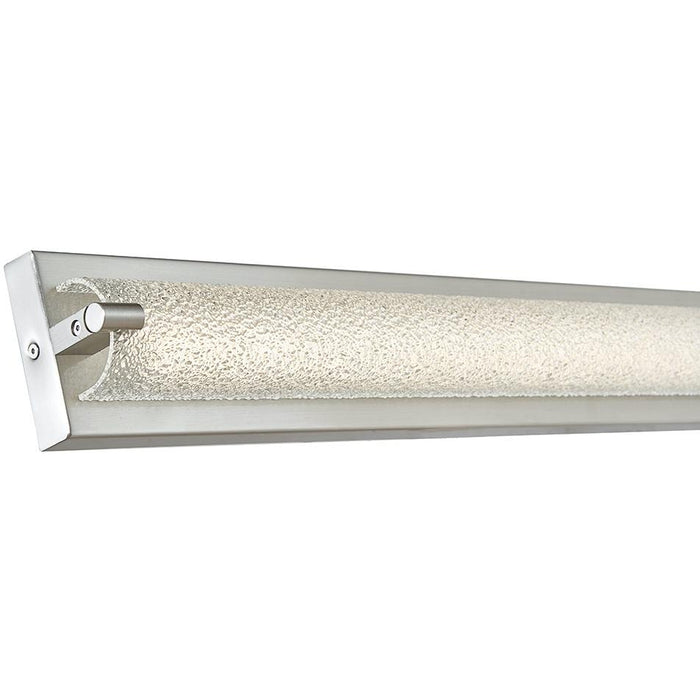 Veil Brushed Nickel 1 Light LED Vanity Bath - Vanity Bath