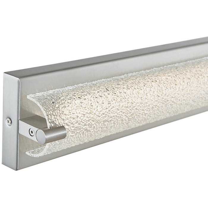 Veil Brushed Nickel 3 Light LED Vanity Bath - Vanity Bath