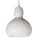 Venus White Gloss Halogen Mini Pendant - Mini-Pendants