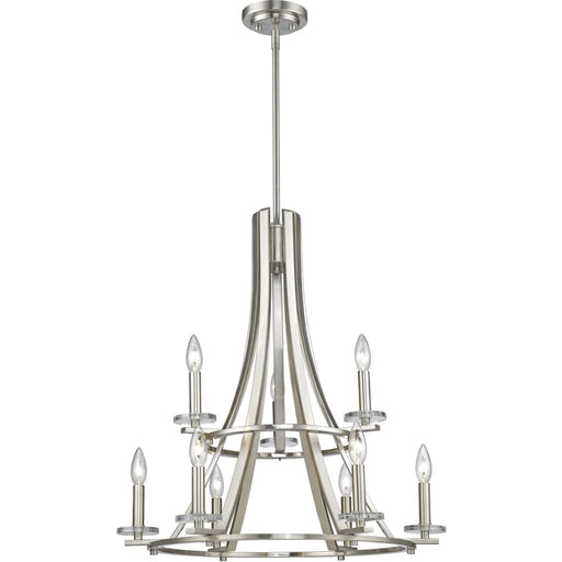 Verona Brushed Nickel Chandelier | theLightShop