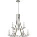 Verona Brushed Nickel Chandelier | theLightShop