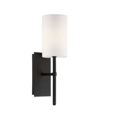 Veronica 1 Light Black Forged Wall Mount - Wall Sconces