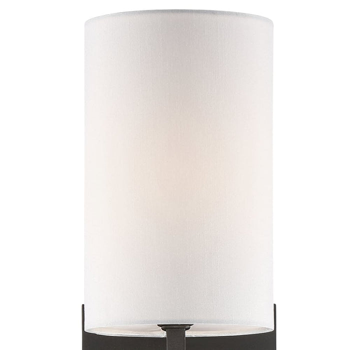 Veronica 1 Light Black Forged Wall Mount - Wall Sconces