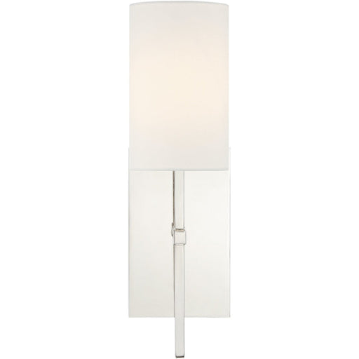Veronica 1 Light Polished Nickel Sconce - Wall Sconce
