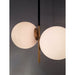 Vesper Satin Brass / Black Single Pendant - Pendants