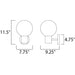 Vesper Satin Brass / Black Wall Sconce - Wall Sconce