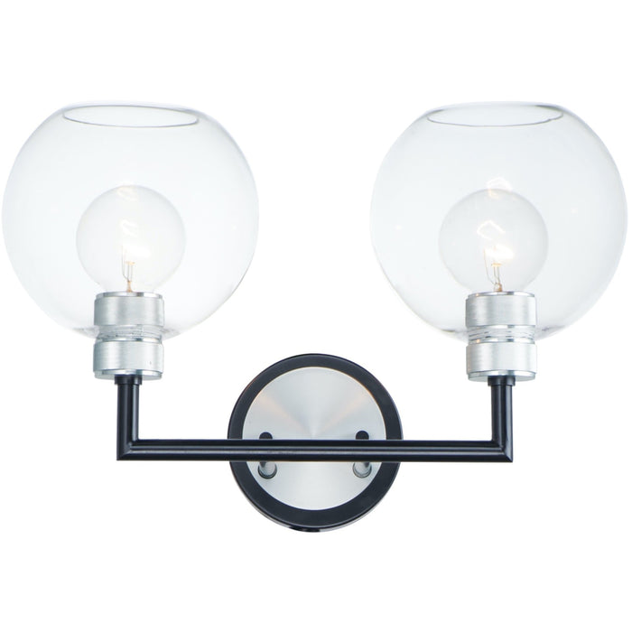 Vessel Black / Brushed Aluminum Wall Sconce - Wall Sconce