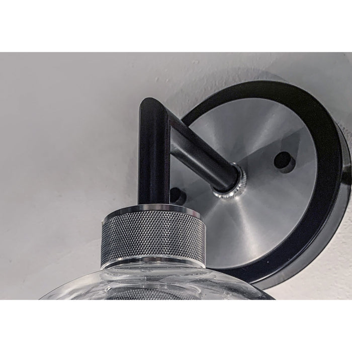 Vessel Black / Brushed Aluminum Wall Sconce - Wall Sconce