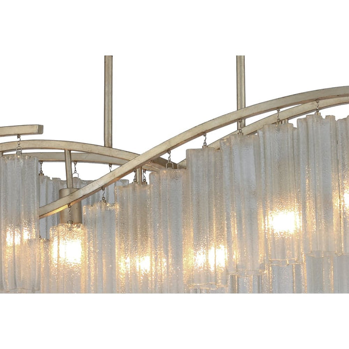 Victoria Golden Silver Linear Pendant - Pendants