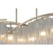 Victoria Golden Silver Linear Pendant - Pendants