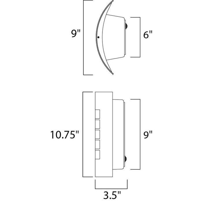 View LED E26 Stainless Steel LED Outdoor Wall Mount - Outdoor Wall Mount