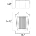 Villa LED Anthracite LED Outdoor Wall Mount - Outdoor Wall Mount