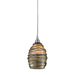 Vines Satin Nickel LED Mini Pendant - Mini-Pendants