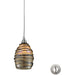 Vines Satin Nickel Mini Pendant - Mini-Pendants
