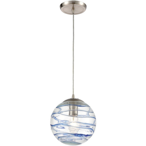 Vines Satin Nickel Mini Pendant - Mini-Pendants