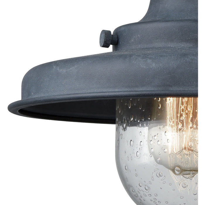 Vinton Station Aged Zinc Outdoor Sconce - Outdoor Sconce