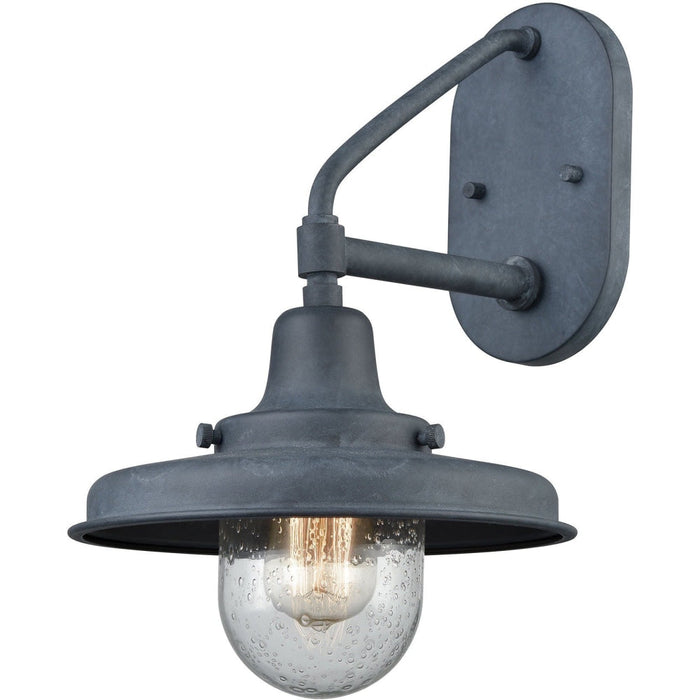 Vinton Station Aged Zinc Outdoor Sconce - Outdoor Sconce