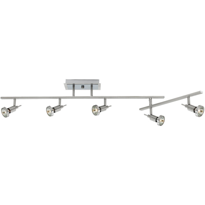 Viper Brushed Steel LED Semi Flushmount - Semi-Flushmounts