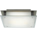 Vision Brushed Steel Flush Mount - Flushmounts