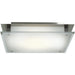 Vision Brushed Steel Flush Mount - Flushmounts