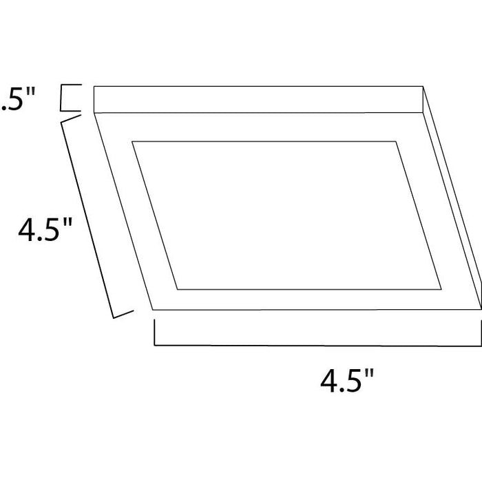 Wafer LED White LED Flush Mount - Flushmounts