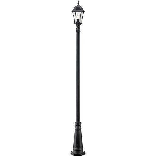 Wakefield Black Outdoor Post Mounted Fixture | theLightShop